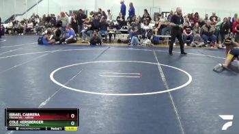 119 lbs Cons. Round 2 - Israel Cabrera, Trojan WC - Adrian vs Cole Hersberger, Hudsonville WC