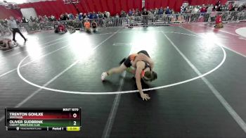 149 lbs Champ. Round 1 - Oliver Sudbrink, Cadott Wrestling Club vs Trenton Gohlke, Wisconsin