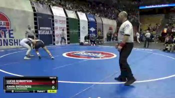 145 Class 4 lbs Cons. Round 3 - Gavin Shoulders, Lafayette (Wildwood) vs Lucas Robertson, Poplar Bluff