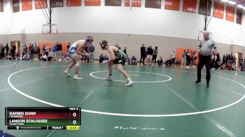 157 lbs Cons. Round 3 - Landon Schlosser, Clear Fork vs Damien Shaw, Cambridge