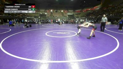 122 lbs Round Of 32 - Santana Ugues, Arvin vs Logan Camack, Paso Robles