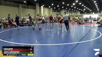 157 lbs Placement Matches (32 Team) - Nikita Checkovsky, BHWC/ Florida Supreme vs Luca Kang, Funky Boyz