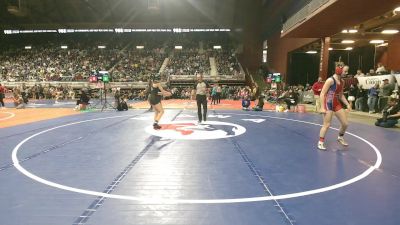 120 lbs Cons. Semi - Vada Schmidt, Lovell vs Charli Bybee, Evanston