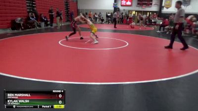 106 lbs Round 4 - Kylan Walsh, CR Kennedy vs Ben Marshall, Mackinaw