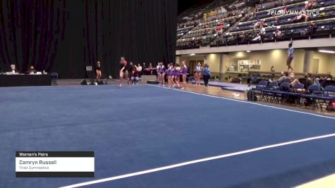 Camryn Russell - Women's Pairs, Triad Gymnastics - 2021 Women's Xcel Region 4 Championships