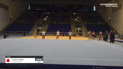 Team Japan Juniors - Floor, Official Training - 2019 City of Jesolo Trophy