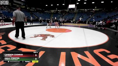 6A - 126 lbs Quarterfinal - Cameron Coonrod, Manhattan vs Drew Streeter, Lawrence-Free State