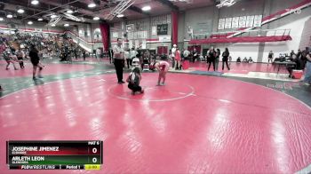 95 lbs Champ. Round 2 - Josephine Jimenez, Elsinore vs Arleth Leon, Glendora