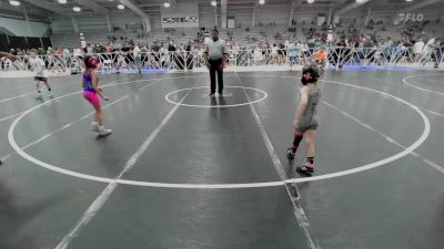 52 lbs Rr Rnd 2 - Grayson Allen, Ohio Titan Grey vs Lillian Lakhlani, Ragin Raisins Concord