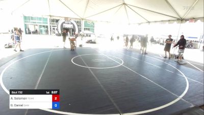 165 lbs Semifinal - Ayden Solomon, Team Thunder vs George?s Daniel, Saint Augustine