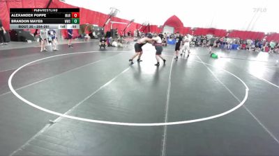 284-291 lbs Round 2 - Brandon Mayes, Wheaton Warrenville South vs Alexander Poppe, Marathon