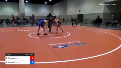 57 kg Consolation - Dylan Shawver, Scarlet Knights Wrestling Club vs Eric Barnett, Wisconsin RTC