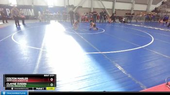 59 lbs Cons. Round 4 - Colton Marler, White River Hornets WC vs Clayne Svedin, Eastern Oregon Elite