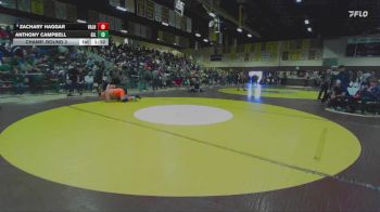 215 lbs Champ. Round 3 - Anthony Campbell, Gilbert vs Zachary Haggar, Valhalla