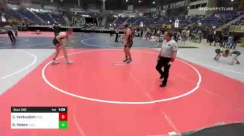 285 lbs Quarterfinal - Caleb Vanbuskirk, Cvbjj vs Riley Peters, Untouchables
