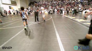 58 lbs Round Of 16 - Kinser Baker, Berryhill Wrestling Club vs Kevin Harris, HURRICANE WRESTLING ACADEMY