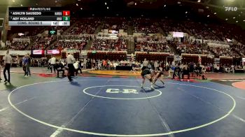 G - 115 lbs Cons. Round 5 - Ady Hoiland, Anaconda Girls vs Ashlyn Sausedo, Hardin Girls