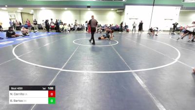 126 lbs Consi Of 16 #2 - Nathan Carrillo, CA vs Blake Bartos, OH