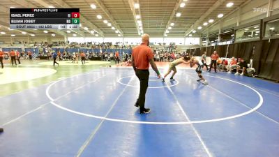 182 lbs 3rd Place - Isael Perez, RI vs Elijah Josey, MD