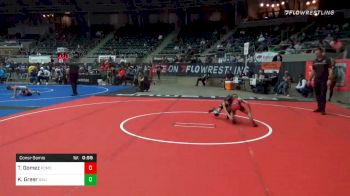 40 lbs Consolation - Theseus Gomez, Pomona Elite vs Kross Greer, Salina WC