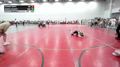 80 lbs Rr Rnd 2 - Zander Smith, Indiana Outlaws Red - EL vs Marco Olivetti, TNWC - EL