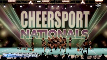 Top Gun All Stars - Bullet Gold [2026 L1 Youth - Medium - B Day 2] 2026 CHEERSPORT National All Star Cheerleading Championship