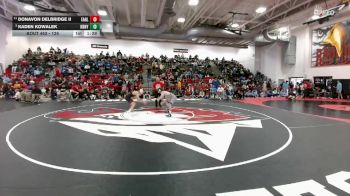126 lbs Quarterfinal - Kaden Kowalek, Kearney vs Donavon Delbridge II, Eaglecrest