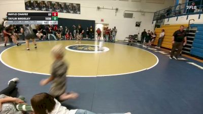 147-163 lbs Round 3 - Taylin Birdsley, Thermopolis Middle School vs Haylo Chavez, Riverton Middle School