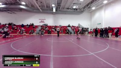 155 lbs Semifinal - Corrinne Bludeau, Regis Jesuit vs Addison Lawrence, Eaglecrest