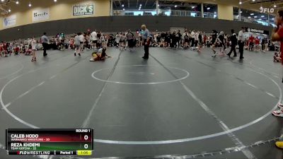 84 lbs Round 1 (6 Team) - Caleb Hodo, Warhawks Wrestling vs Reza Khdemi, Team Gotcha