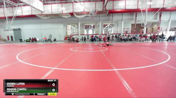 149 lbs Quarterfinal - Ayden Lutes, Wabash vs Mason Cantu, Indianapolis