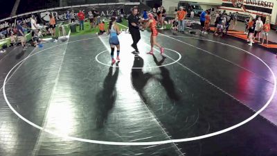 95-100 lbs Champ. Round 1 - Alicia Hansen, Utah vs Maliah Escajeda, Nevada