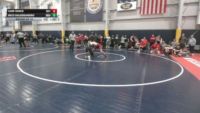 120 lbs Round Of 16 - Liam Vance, Pottstown vs Nico Dalessandro, Broomall