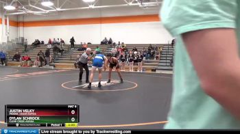 JV Boys-16 lbs Round 4 - Justin Velky, Prairie, Cedar Rapids vs Dylan Schrock, Clear Creek-Amana