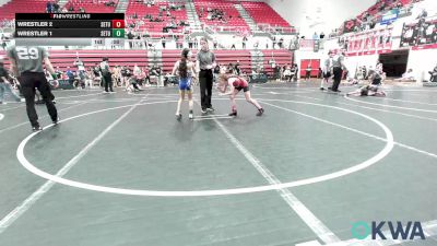 67 lbs Rr Rnd 3 - Kapri Bruens, Carl Albert vs Blaine Backus, Newkirk Takedown Club
