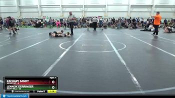 76 lbs Round 5 (8 Team) - Zachary Sandy, Jacket WC vs Lennox Derringer, South Hills