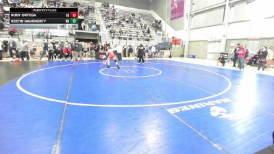 U17 Women - 53 lbs Champ. Round 2 - Ruby Ortega, CA vs Keetin Daugherty, WA