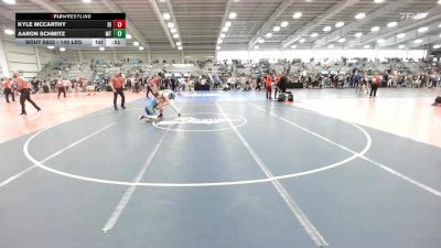 145 lbs Consi Of 16 #2 - Kyle McCarthy, RI vs Aaron Schmitz, MT