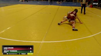 130 lbs Quarterfinal - Jack Smude, Blaine vs Brody Thorson, LCWM