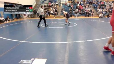 138 lbs Cons. Round 2 - Kristian Martin, Glenrock vs Steven Reece, Wheatland