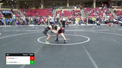 90 lbs Round 1 - Serenity Ross, Red Devil Wrestling Club vs Addilyn Greenlee, JUIC3 ACAD3MY WRESTLING