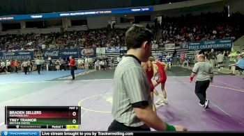 D 1 120 lbs Quarterfinal - Braden Sellers, Fontainebleau vs Trey Trainor, Brother Martin