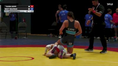 62kg Quarterfinal - Olivia Lichti, London-Western WC vs Macy Malysiak, Hamilton WC