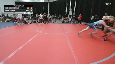 120 lbs Round 3 - Brian Corbin, Mat Assassins Black vs Hugh Zimmerman, Iron Horse Blue