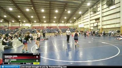 140 lbs Round 5 (6 Team) - Roxy Sheen, Idaho vs Dakoda Keel, Utah Gold