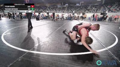 106 lbs Consi Of 8 #1 - Tyler Ward, Locust Grove Youth Wrestling vs Tucker Bryson, Division Bell Wrestling