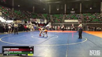 113 lbs Quarterfinal - John David Shattuck, Grissom Hs vs Zander Samargia, Bob Jones