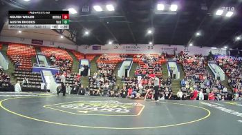 157 lbs Semifinals (8 Team) - Austin Rhodes, Yale vs Kolten Weiler, Whitehall