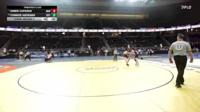 I-170 lbs Cons. Round 3 - James Capasso, Ballston Spa vs Connor Justesen, Tottenville