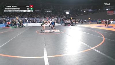 4A/3A/2A/1A Girls 100 Quarterfinal - Lorien Bowns, Nyssa Girls vs Josephine Gervasi, Rogue River Girls